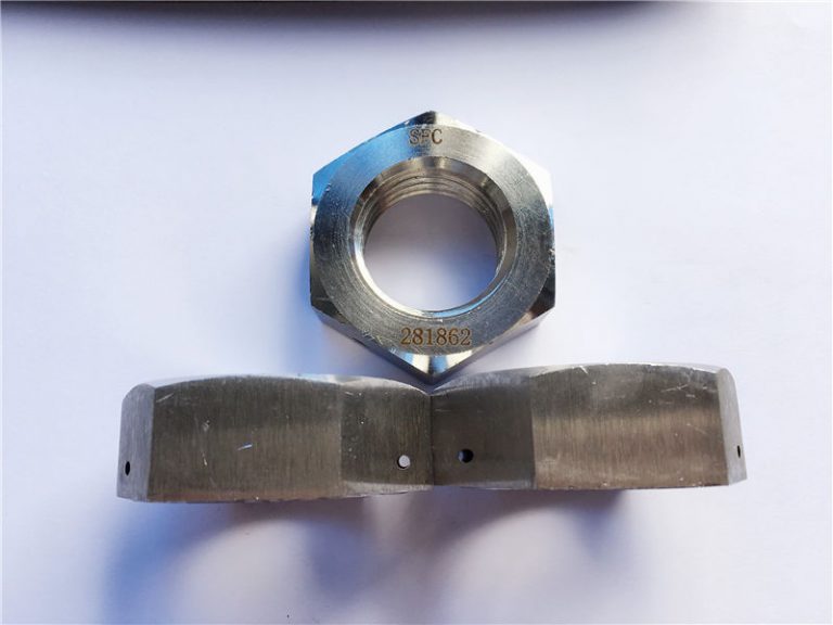 אגוז ריבת משושה עם חור קידוח