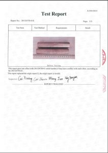 תעודה עבור S31254