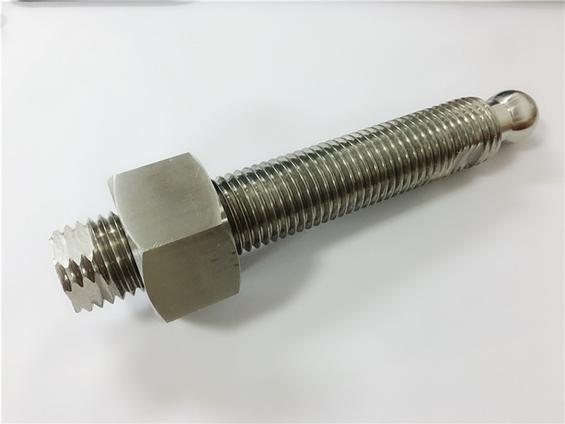 מותאם אישית באיכות גבוהה מחברים מחרטת cnc מפנה מחברים כדור טיטניום